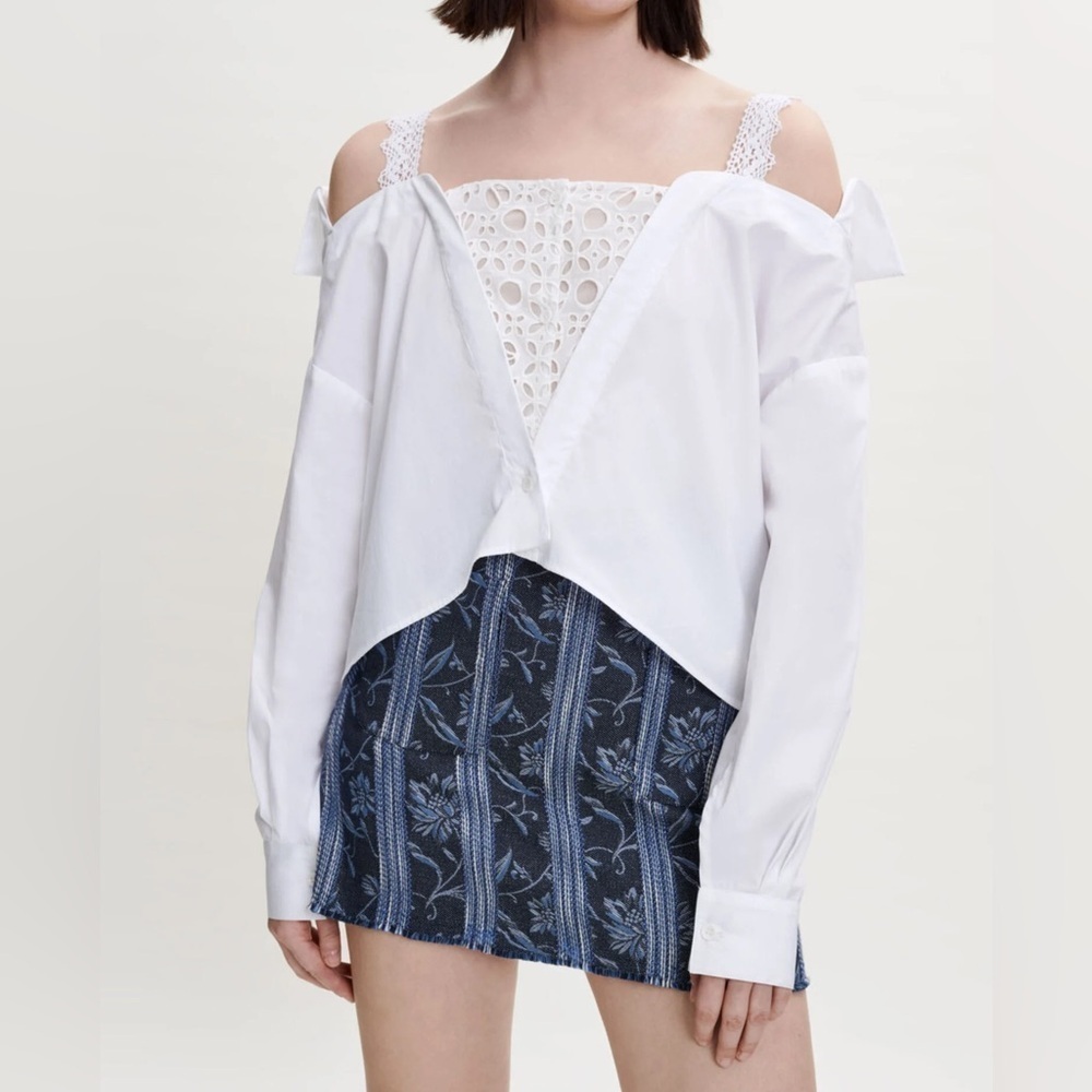 Maje Trompe L’oeil top